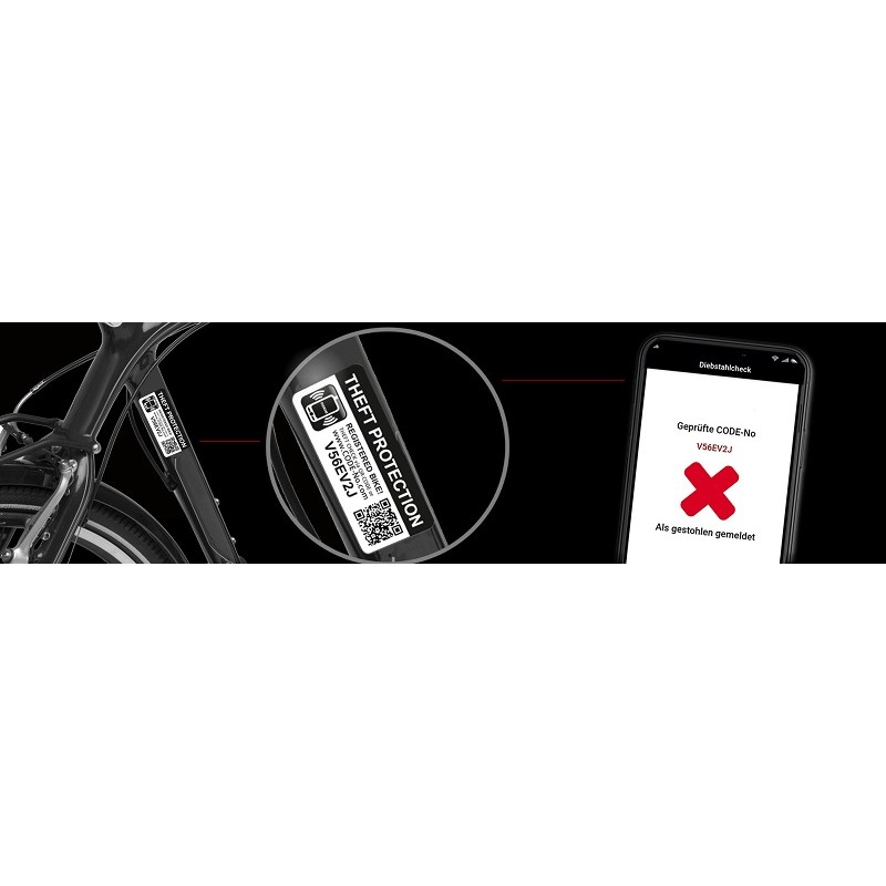 Code-No Bike Theft Protection Label...